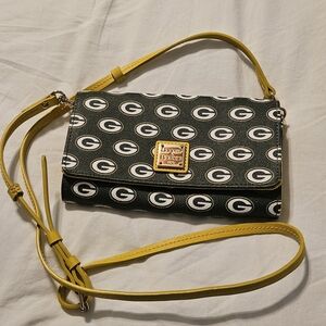 Dooney & Bourke Black and Yellow Crossbody Bag